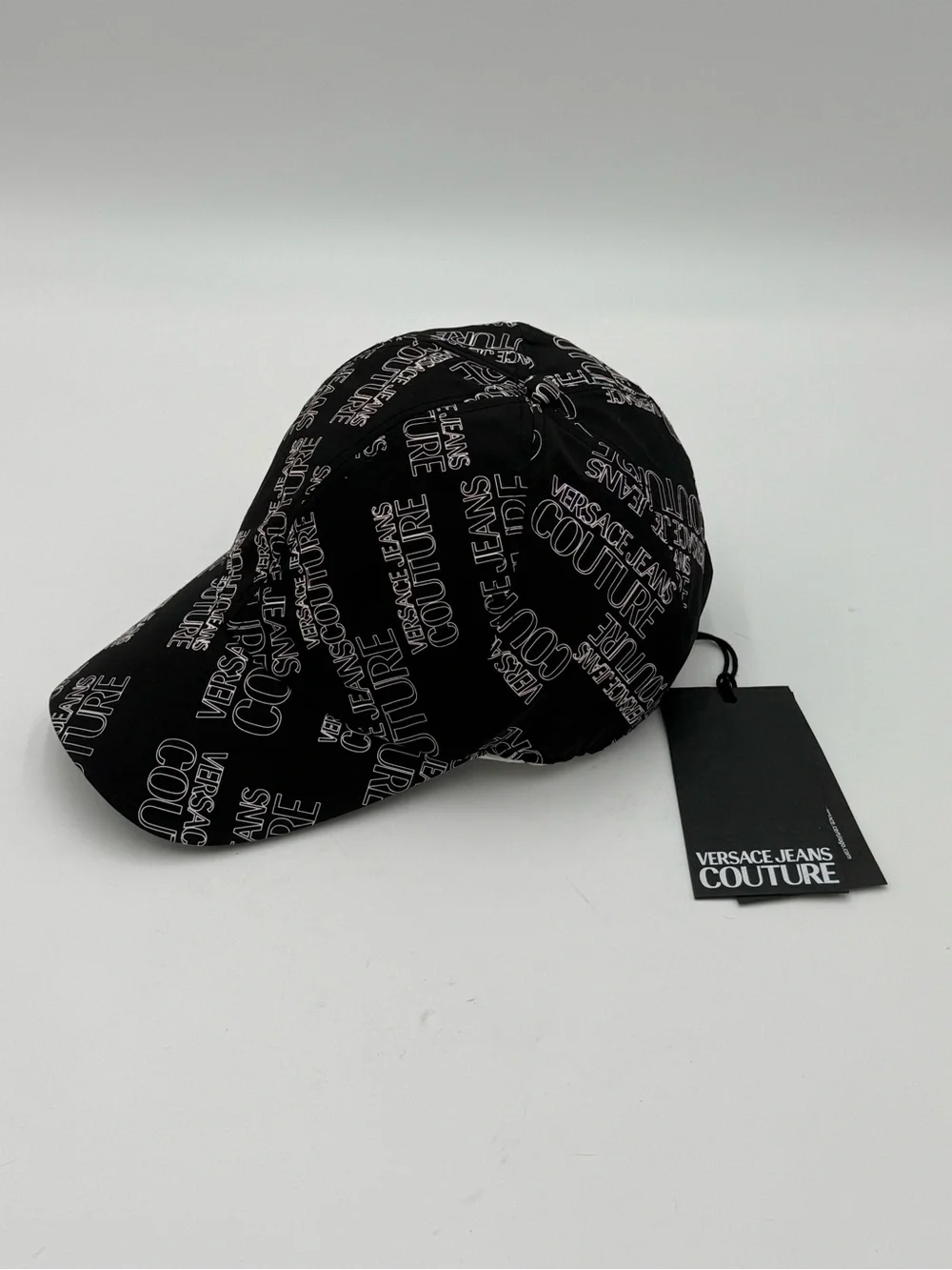 Versace Jeans Couture Black Logo Baseball Cap